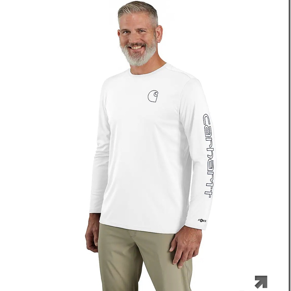 FORCE SUN DEFENDER™ LIGHTWEIGHT LONG-SLEEVE LOGO GRAPHIC T-SHIRT